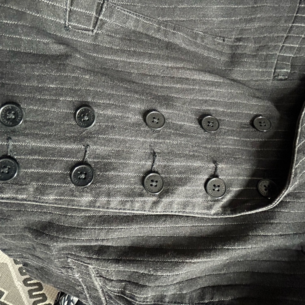 Vintage Lauren Jeans Co. Premium
Size Large Crop Jean jacket Double breasted - Picture 8 of 10